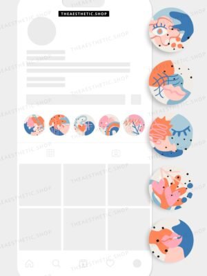 Abstract Instagram highlight covers Abstract Instagram highlight covers