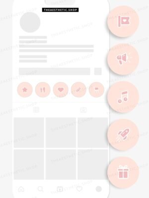Cute pink Instagram highlight covers Cute pink Instagram highlight covers