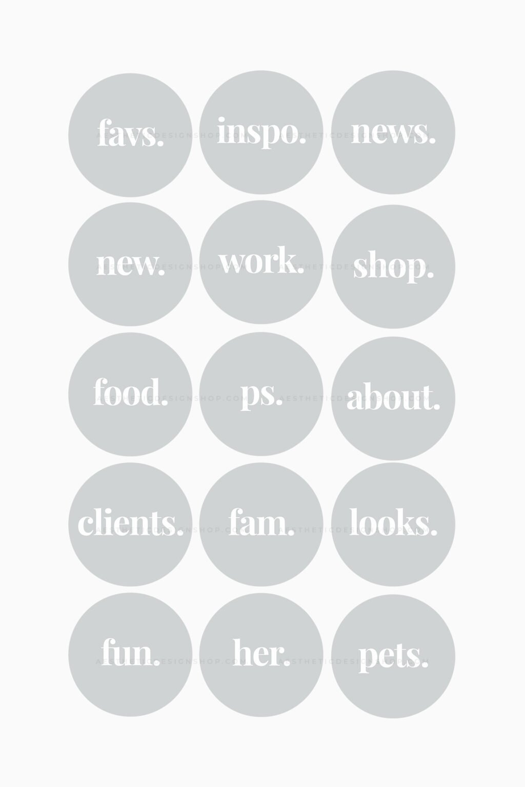 40 Quiet Luxury grey Instagram highlight covers ready-to-use + editable ...