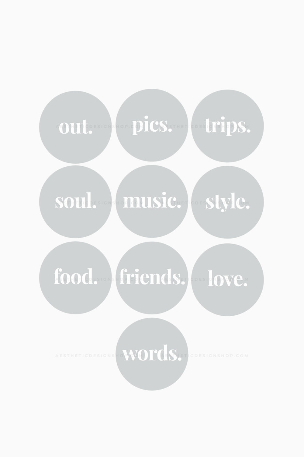 40 Quiet Luxury grey Instagram highlight covers ready-to-use + editable ...