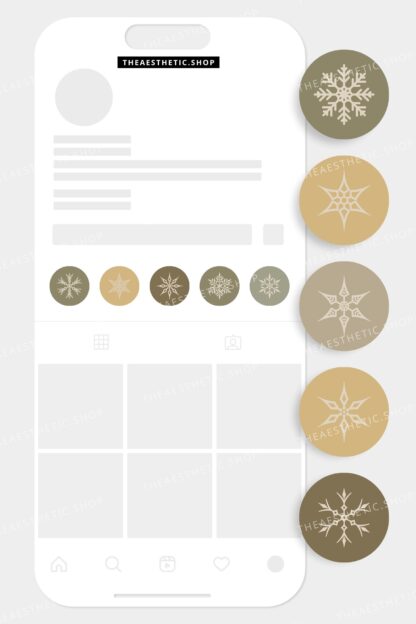Classy Christmas Instagram highlight covers