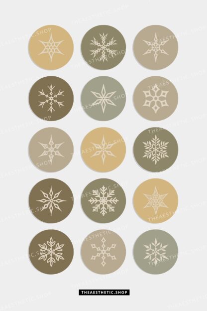 0066Classy Christmas Instagram highlight covers