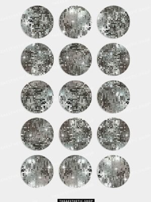 Disco ball (party globe) aesthetic Instagram highlight covers