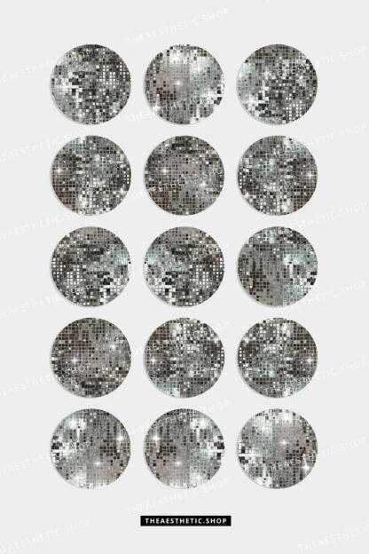 Disco ball (party globe) aesthetic Instagram highlight covers