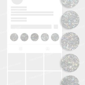 Glitter aesthetic Instagram highlight covers
