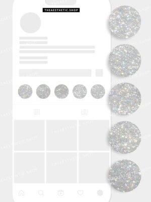 Glitter aesthetic Instagram highlight covers 1 Glitter aesthetic Instagram highlight covers