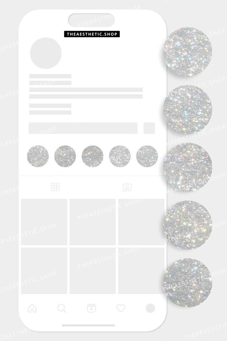 Glitter aesthetic Instagram highlight covers 1 Glitter aesthetic Instagram highlight covers