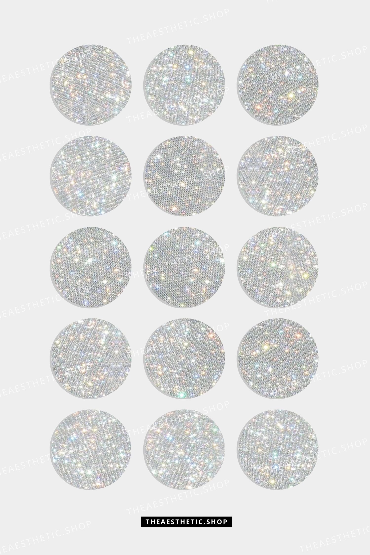 Glitter aesthetic Instagram highlight covers