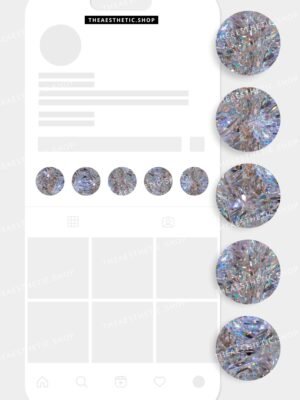 Holographic prism aesthetic Instagram highlight covers 1 Holographic prism aesthetic Instagram highlight covers