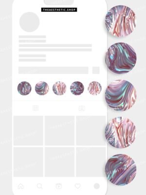 Liquid metal aesthetic Instagram highlight covers 1 Liquid metal aesthetic Instagram highlight covers