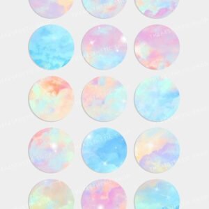 Pastel sky aesthetic Instagram highlight covers