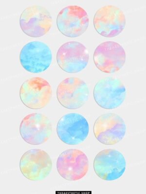 Pastel sky aesthetic Instagram highlight covers