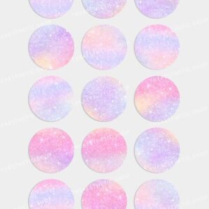 Pink glitter aesthetic Instagram highlight covers