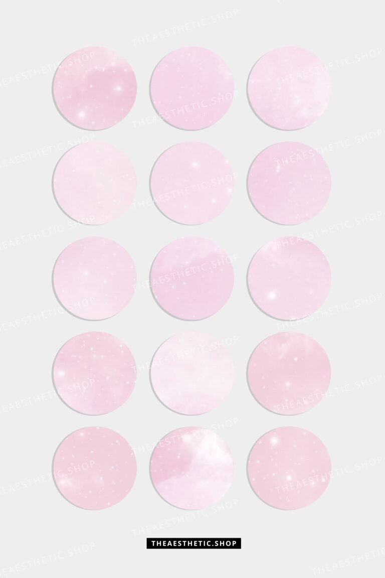 Pink sky aesthetic Instagram highlight covers