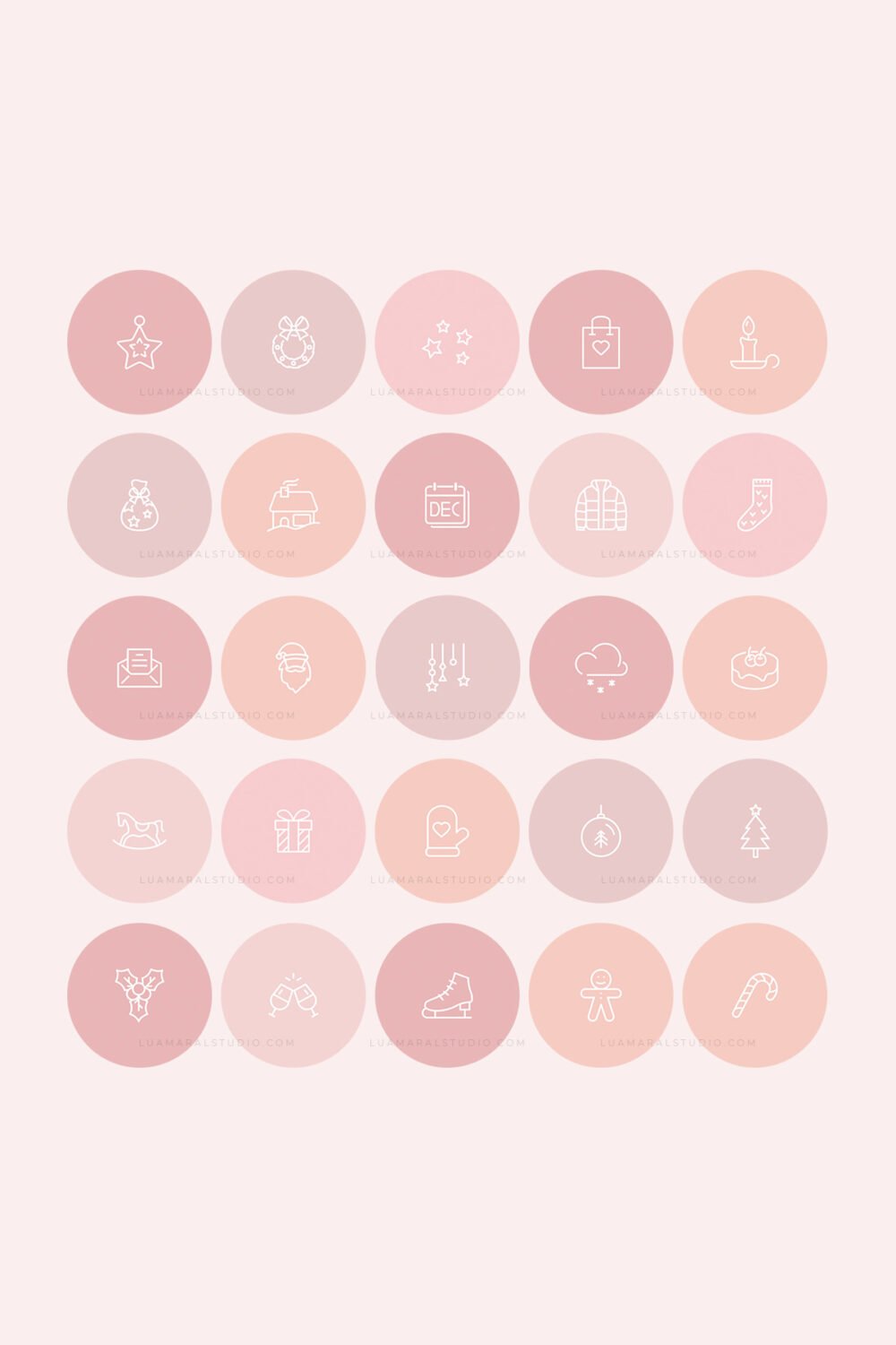 pink-christmas-instagram-highlight-covers