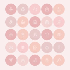 pink-christmas-instagram-highlight-covers pink-christmas-instagram-highlight-covers