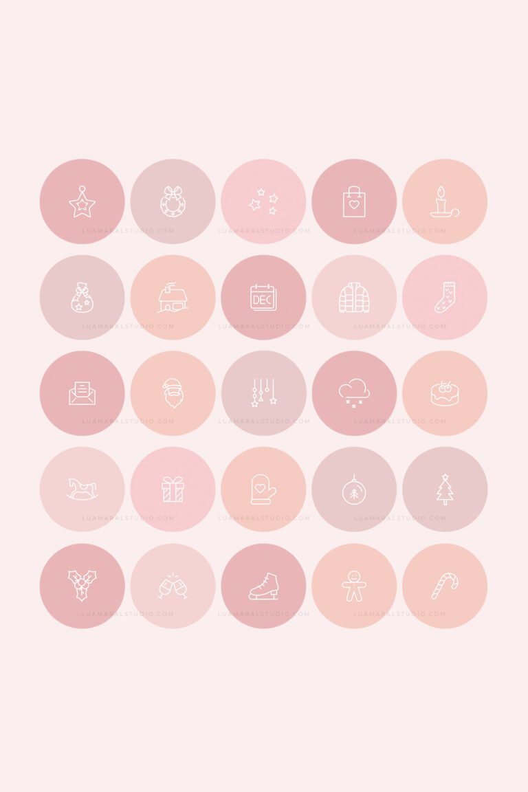 pink-christmas-instagram-highlight-covers pink-christmas-instagram-highlight-covers