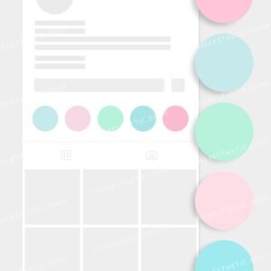 Boss Babe Solid colors Instagram highlight covers