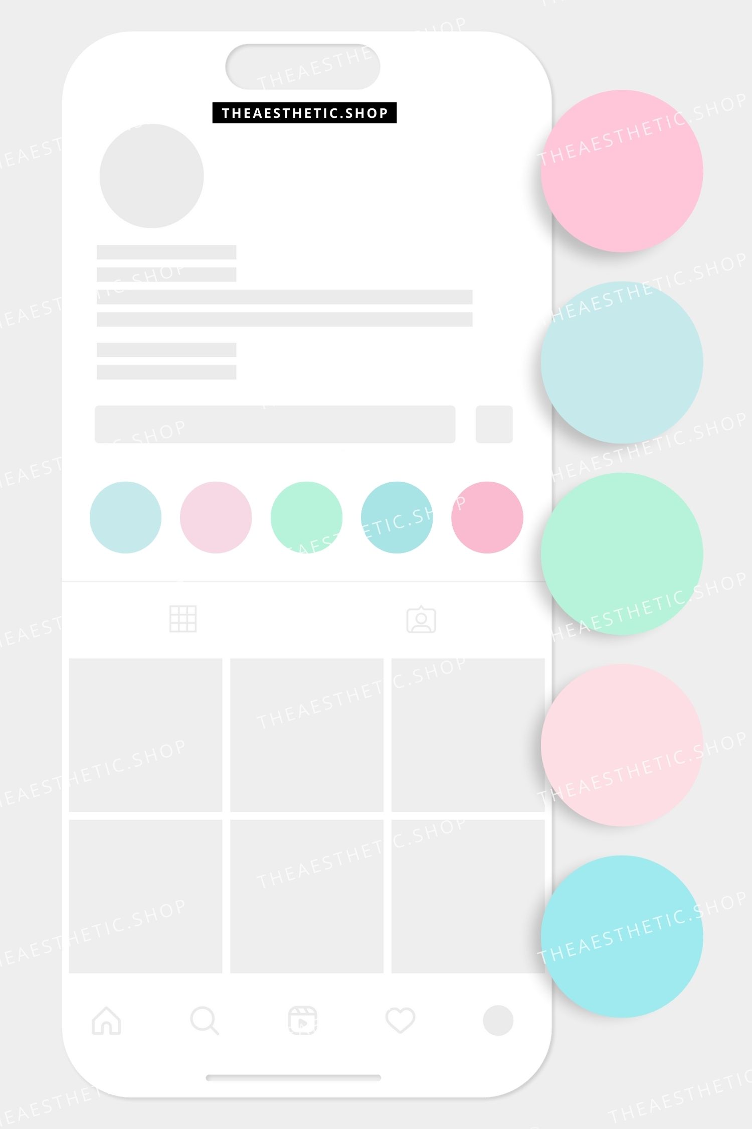Boss Babe Solid colors Instagram highlight covers