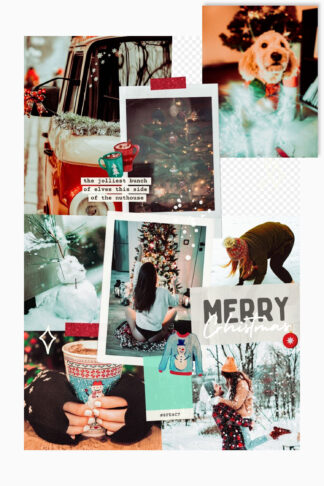 christmas-aesthetic-collage