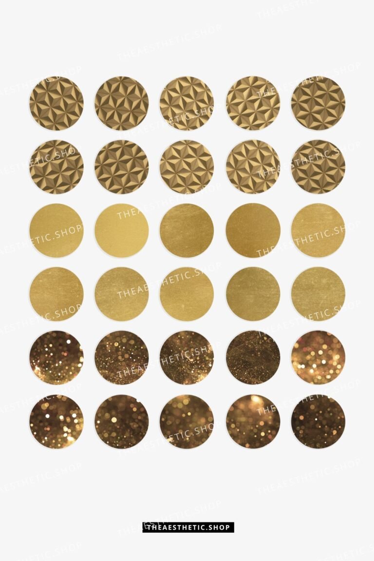 Luxury aesthetic gold Instagram Highlight covers