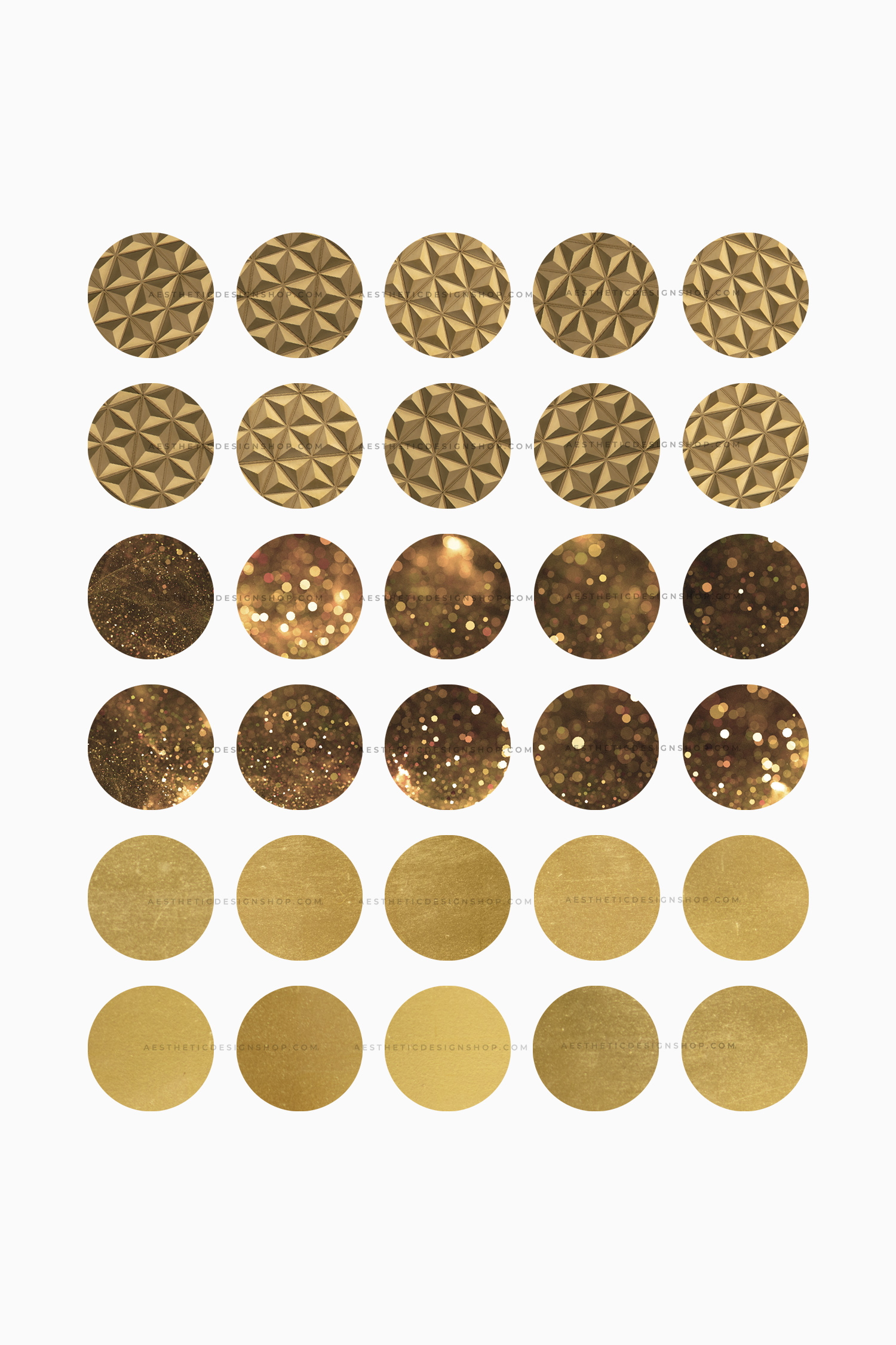 3 sets of Luxury aesthetic gold Instagram Highlight covers ⋆ The ...