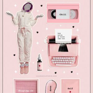 staying-in-pink-sticker-set