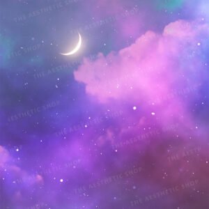 Lunar Dreamscape Celestial Night Sky