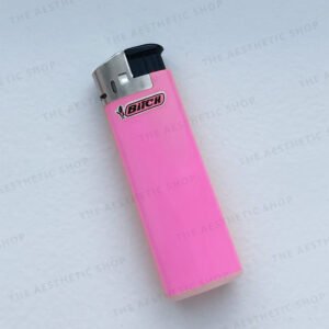 High-Resolution Aesthetic Image – Baddie "Bitch" Pink Lighter
