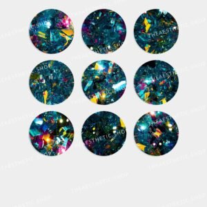 Colorful cristalyzed Instagram highlight covers