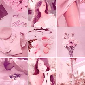 pink aesthetic instagram feed by Lu Amaral Studio