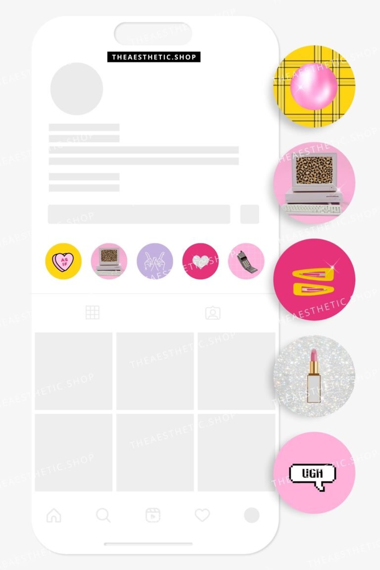 Clueless Aesthetic Instagram Highlight Covers