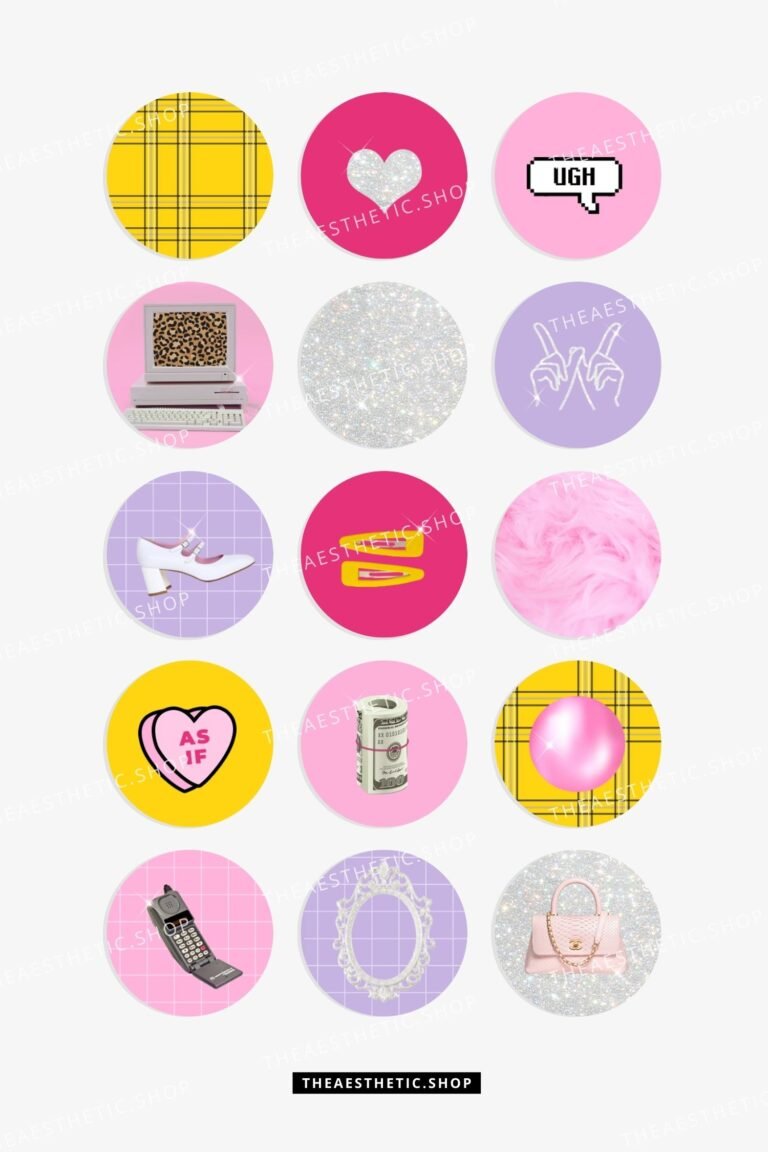 Clueless Aesthetic Instagram Highlight Covers