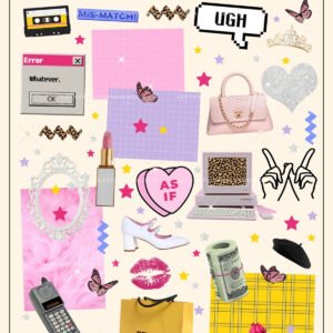 clueless-aesthetic-png-sticker-set