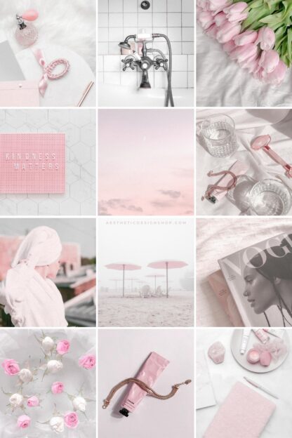 That Girl Pink Aesthetic Lightroom Photo and Video Preset