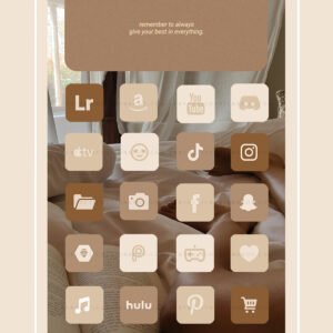 brown aesthetic app icons phone home screen ios14 brown aesthetic app icons phone home screen ios14