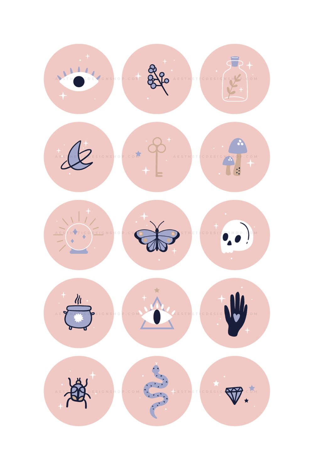 Cute-occult-Instagram-highlight-covers
