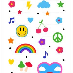 indie kid aesthetic png sticker set