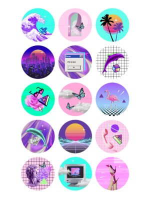Vaporwave-Instagram-Highlight-Covers