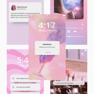 aesthetic-phone-notification-canva-templates-2 18 Editable Phone Message and Notification Templates