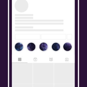 Dark Starry Night Sky Instagram Highlight Covers