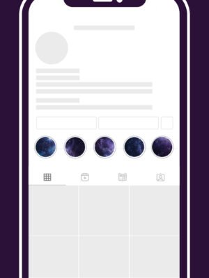 Dark Starry Night Sky Instagram Highlight Covers