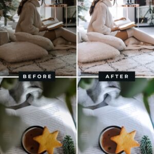 bright christmas lightroom photo preset 1