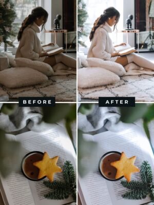 bright christmas lightroom photo preset 1