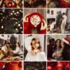 red christmas lightroom photo preset 1