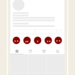 red christmas twinkle lights instagram highlight covers 2