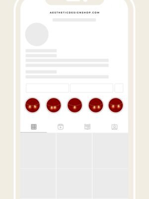 red christmas twinkle lights instagram highlight covers 2