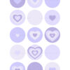 Purple hearts instagram highlight covers