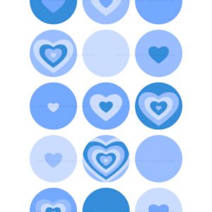 Blue Hearts Instagram highlight covers