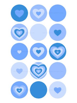 LASDS 0392 Blue hearts instagram highligh cover Blue Hearts Instagram highlight covers
